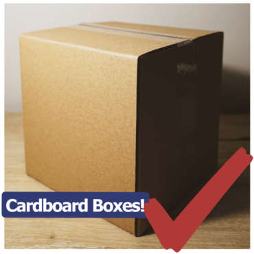 cardboard boxes best for self-storage