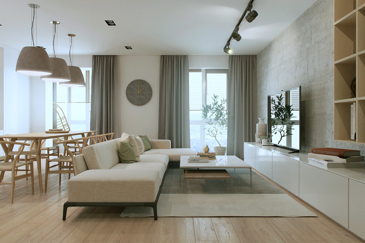 open floor plan interior design Espace Studio 1